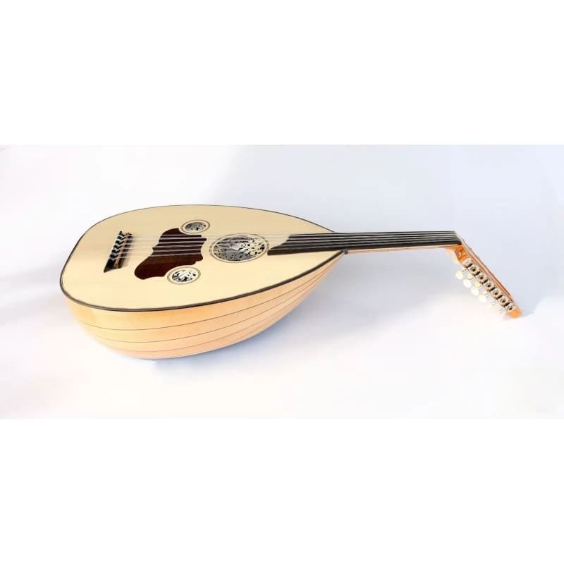 Maple and spruce Turkish electric oud AOK-206G with ebony bridge by Sala