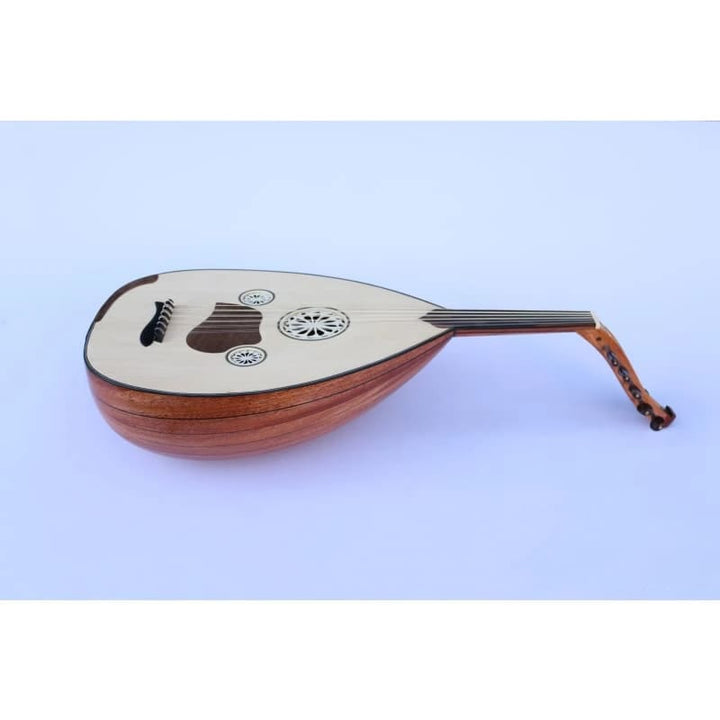عود ترکی حرفه‌ای CMO-301 با کاسه ماهاگونی و رویه صنوبر ساخت مهمت جایماز