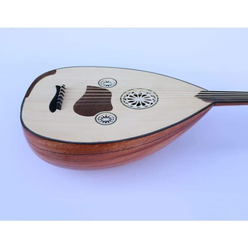 Mahogany Turkish oud with pickup CMO-301P by Mehmet Caymaz