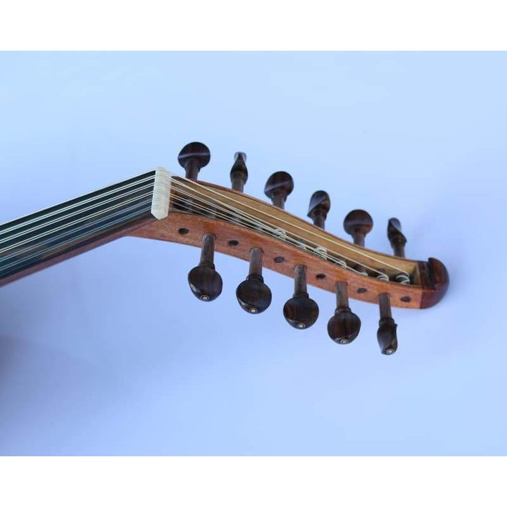 Mahogany Turkish oud CMO-301P with professional undersaddle pickup by Mehmet Caymaz