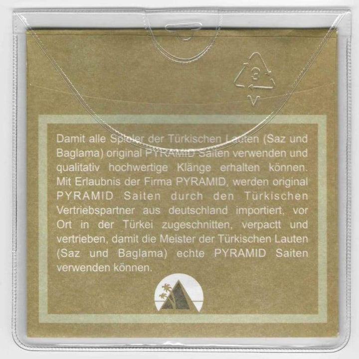 Pyramid kısa sap bağlama teli PSS-404 tam set
