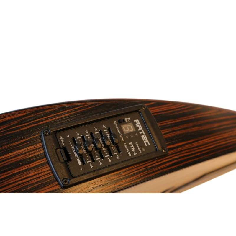 Electro-acoustic oud PROUD-4 handcrafted by master luthier Mehmet Caymaz