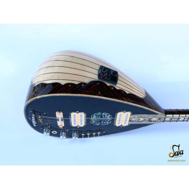 Sala Langhals-E-Baglama Saz SES-203B für Bühnenauftritte