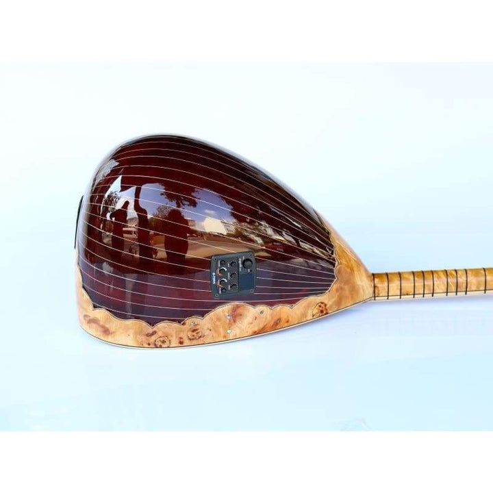 Handgefertigtes Langhals-Baglama SES-405 aus Wacholder von Sala elektrisch