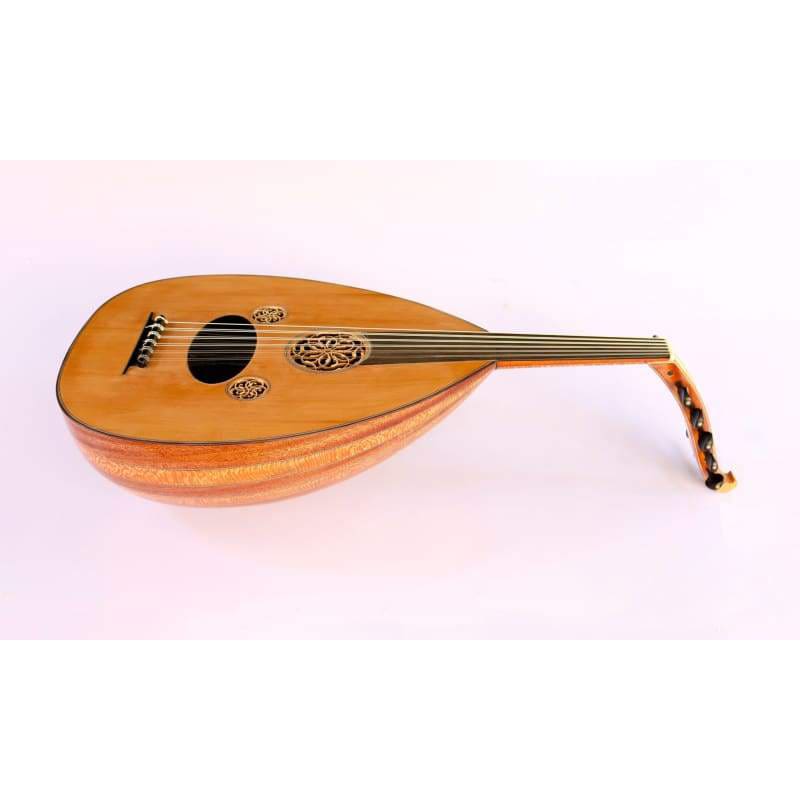 Mahogany plane Turkish oud MCO-404 with Canadian cedar face by Mustafa Copcuoglu
