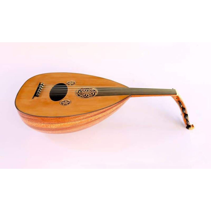 Mahogany plane Turkish oud MCO-404 with Canadian cedar face by Mustafa Copcuoglu
