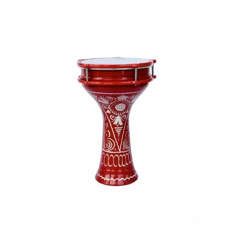 Darbuka turca CTD-113ER Cumbus con cuerpo de aluminio grabado