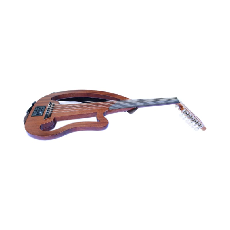 Mahogany silent electric oud AOS-101G with mechanical tuning by Sala