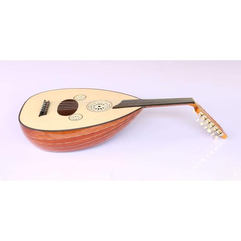 عود الکتریک ترکی حرفه‌ای AOK-301G با کاسه ماهاگونی و صفحه صنوبر