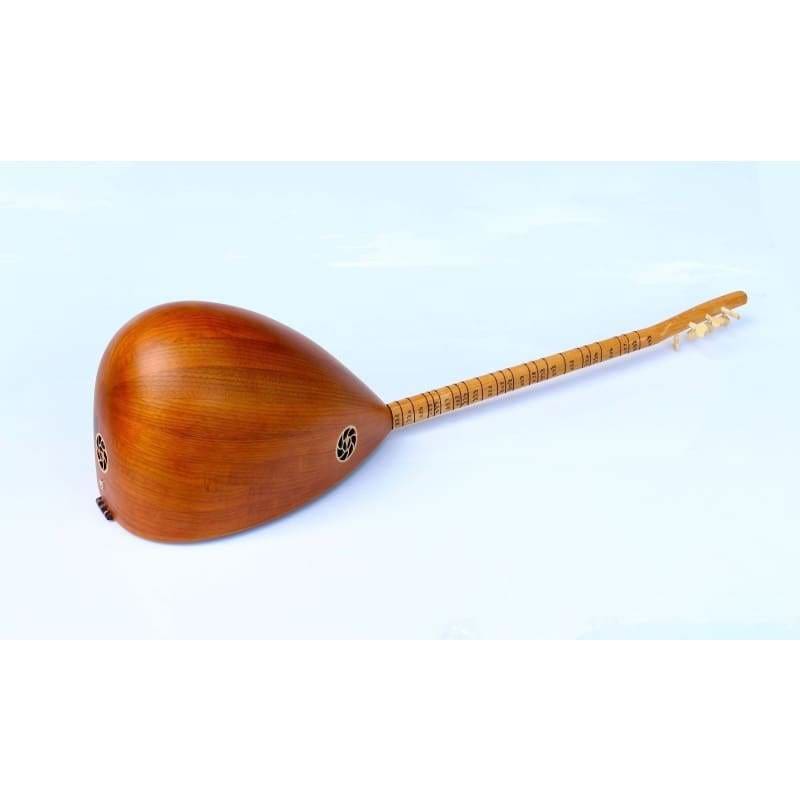 El yapımı uzun sap bağlama saz ASL-112N perdede notlar yazılı